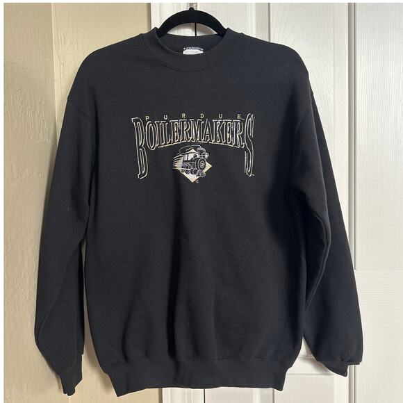 Vintage Purdue Boilermakers Sweatshirt B Wear Made in the USA‎ Medium - Picture 1 of 6